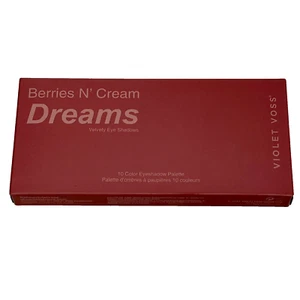 Violet Voss Berries N' Cream Dreams 10 Color Velvety Eye Shadows Palette NIB - Picture 1 of 5
