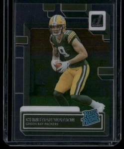 2022 Panini Clearly Donruss Christian Watson #69 Rated Rookie Football - Picture 1 of 2