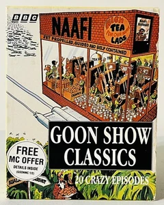 Goon Show Classics: 20 Crazy Episodes Cassette Tapes BBC Radio Vintage Box Set - Picture 1 of 4