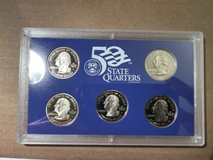 2003 S UNITED STATES Mint 50 State Quarters 5 Coin Proof Set OGP - Picture 1 of 4
