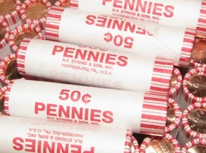 2025 D Lincoln Shield Cent Penny Brilliant Uncirculated 5 Mint Wrap Rolls - Picture 1 of 13