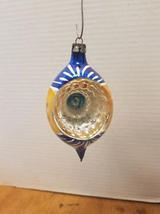 Adorno de árbol de Navidad de colección de 4" vidrio AZUL SANDÍA - Imagen 1 de 6