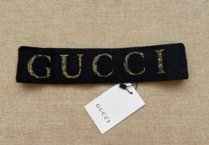 GUCCI Elastic Headband Black - Picture 1 of 2