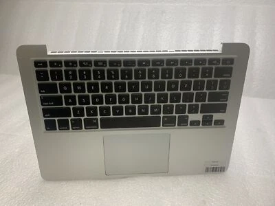 MacBook Pro A1502 13" 2013 2014 Top Case Keyboard NO BATTERY 661-8154 GRADE B - Image 1 of 4