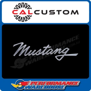 "Mustang"" cromado fundido a presión emblema de escritura para adaptarse a Mustang 1968, totalmente nuevo - Imagen 1 de 3