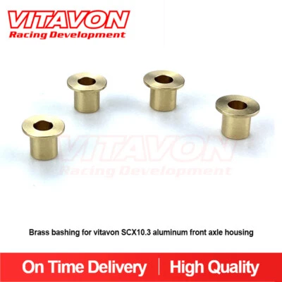 Vitavon CNC Brass bashing  for vitavon SCX10.3 aluminum front axle housing - Image 1 of 4