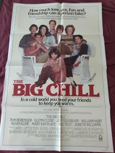 The Big Chill Original 1sht 1983 Reg Style Glenn Close Kevin Kline William Hurt - Picture 1 of 10