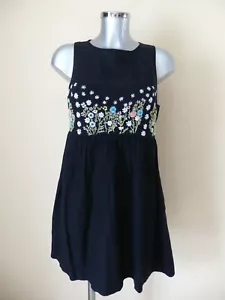 Manoush - Kleid Flüssigkeit - Größe 40fr - Cupro/Baumwolle - Schwarz - Neu - - Bild 1 von 5