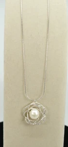 Collar Estate Diseño Original Perla y Plata de Ley de Israel - Imagen 1 de 10