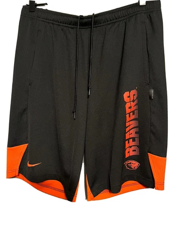 Nike Dri-Fit Black Oregon State Beavers Football Sideline Shorts (men's Sz Med) Cover