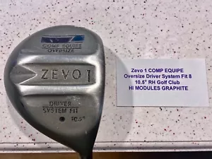 Zevo Oversize 1 Fairway Driver Golf Club 10.5* RH Graphite Shaft System Fit 8 #1 - Picture 1 of 10
