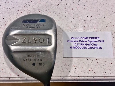 Zevo Oversize 1 Fairway Driver Golf Club 10.5* RH Graphite Shaft System Fit 8 #1 - Image 1 of 4