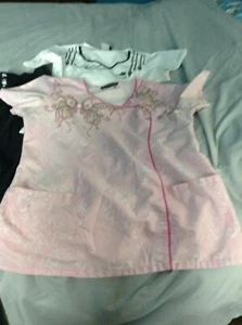 used baby phat nurse uniforms 1 zebra print, 1 white M pants, 1 dark blue M pant - Picture 1 of 10