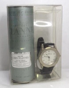 GEOFFREY BEENE EAU DE GREY FLANNEL + WATCH **SEE DETAILS - Picture 1 of 4