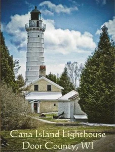 Postal Wisconsin Cana Island Lighthouse Door County MINT Sin usar - Imagen 1 de 1