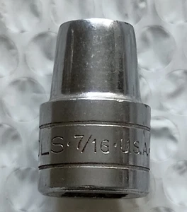 SK TOOLS USA 40114, 1/2 DRIVE, 7/16" SOCKET, SHALLOW, 6 POINT. - Bild 1 von 7