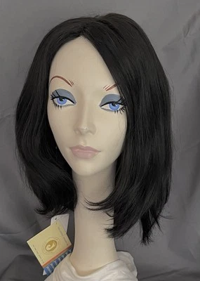 Новый с Ярлыками! Парик JACQUELYN из смеси ЧЕЛОВЕЧЕСКИХ ВОЛОС Brittney 1B OFF ЧЕРНЫЙ • Верх из мононити - Изображение 1 из 4