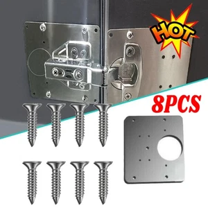 Hinge Repair Plate For Cabinets Furniture Drawer Window Plate H OT - Picture 1 of 11