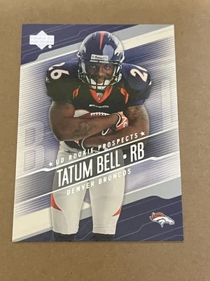 2004 UPPER DECK - ROOKIE PROSPECTS INSERT - TATUM BELL BRONCOS #RP-TB - Image 1 of 2