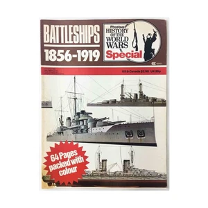 Marshall Cavendish History of the World Wars Battleships 1856-1919 VG - Picture 1 of 2