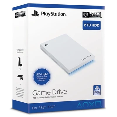 Seagate Game Drive for PS4/PS5 2TB, External HDD, USB 3.0, Officially Licensed,