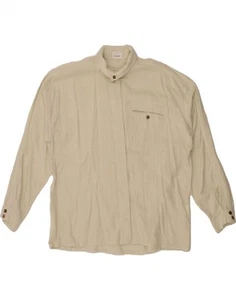 BOGNER Womens Longline Oversized Shirt EU 38 Medium Beige Cotton BU06 - Picture 1 of 3