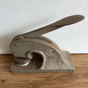 Vintage Cast Iron Paper Stamp Embosser Press (S.P.R Investments Ltd ) Industrial - Picture 1 of 9