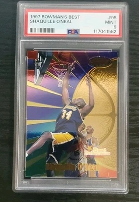 1997 Bowman's Best #95 Shaquille O'Neal PSA 9 - Image 1 of 3