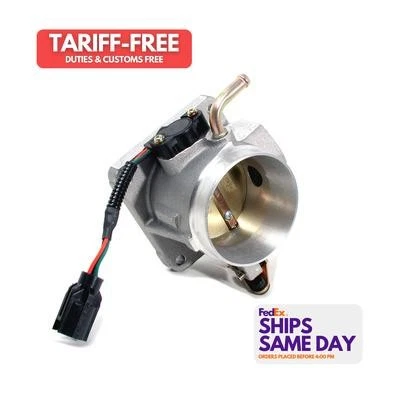 Bbk 1501, One Natural Aluminum 70Mm Throttle Body - Fits 86-93 Mustang 5.0L  - Image 1 of 4