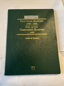 50 Fifty State Commemorative Quarters 1999-2008 in Littleton folder - Picture 1 of 6