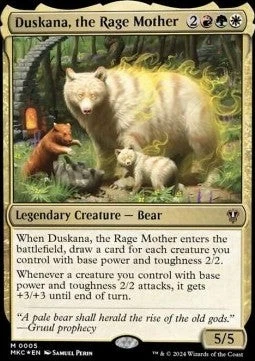 Magic/MTG Duskana, Mutter der Wut MKC-5 Mythic Deutsch Neu Foil - Bild 1 von 2