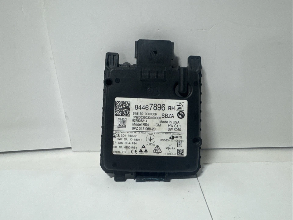 Módulo de radar punto ciego pasajero derecho GMC Cadillac Chevrolet 2019-2021 84467896 Foto 1 de 4