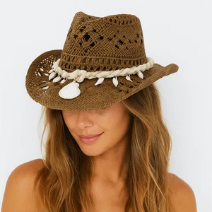 Hollow Beach Sun Hat Big Head Circumference Bohemian Hat Unisex - Picture 1 of 11