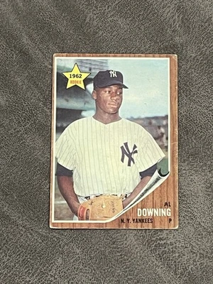1962 Topps Al Downing #219 VG-EX New York Yankees Vintage Rookie RC!! - Image 1 of 2