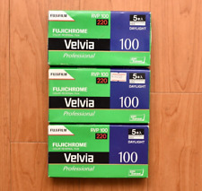 15X Fujichrome Velvia 100 220 Reversal (Slide) Film Expired Fujifilm Fuji