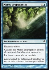 Mares propagantes/spreading Seas | NM | Zendikar | ESP | Magic MTG