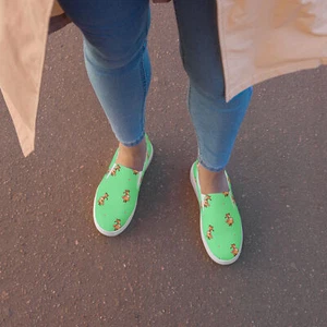 Women’s slip-on canvas shoes - Picture 1 of 16