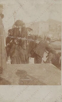 1907 VENEZIA Giudecca Maria Tarnowska arresto processo Foto Baghio Cartolina - Immagine 1 di 2