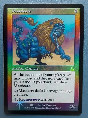 Beautiful Condition Foil Masticore! - Urza's Destiny Magic Reserved List! MTG!!! - Image 1 of 4