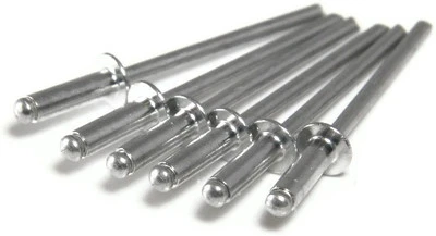 Remache POP todo aluminio - 6-12, 3/16" x 3/4" hueco (.626 - .750) cantidad-100 Foto 1 de 3