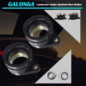 2 Pcs Carburetor Intake Manifold Boot Holder For Honda CM400C CM400E CM400T - Foto 1 di 8