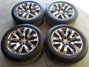 GMC 22x9" factory wheels 6x5.5 Bridgestone Alenza 275/50R22 tires DOT 4423 - Picture 1 of 17
