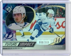 2024-25 Upper Deck Extended Conor Geekie UD3 Future Impact Gold Insert Card /333 - Picture 1 of 2