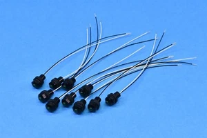 Lot of 10 VCC T1-3/4 Green Led Indicators 120V 7mA 50mcd Panel Mount  - Picture 1 of 4