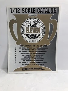 IFMAR World Championships Eleven Team Assocated 1/12 Scale Catalog  - Picture 1 of 1