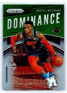 2019-20 Panini Prizm Russell Westbrook #23 Dominance Green Prizm - Bild 1 von 2