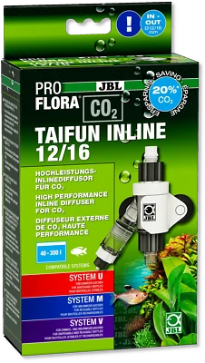 JBL Proflora CO2 Taifun Inline 12/16 - Co2 Direct Hochleistungs - Diffusor
