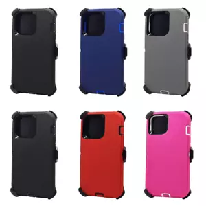 New Wholesale Mix Color for iPhone 8, 11, 12 etc, LOT 20 Defender Case - Picture 1 of 53