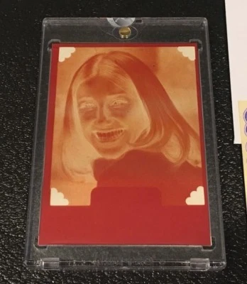 Three's Company 1978 Topps Vault Positive Proof Sticker 4 Chrissy Suzanne Somers - Image 1 of 4