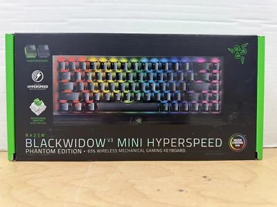 Razer BlackWidow V3 Mini HyperSpeed 65% Wireless Mechanical Gaming Keyboard - Image 1 of 4
